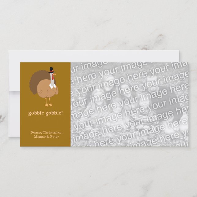 Silly Turkey Holiday Card (Front)