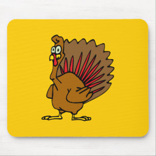 Silly Turkey Mouse Mat