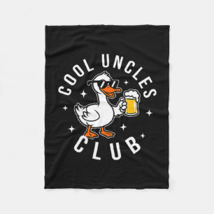 Silly Uncle Goose Cool Uncles Club Shirt Men Uncle Fleece Blanket