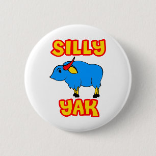 Silly Yak 6 Cm Round Badge