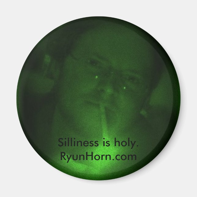 SillyGreenPhotoMagnet Magnet (Front)