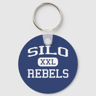 Silo - Rebels - Silo High School - Durant Oklahoma Key Ring