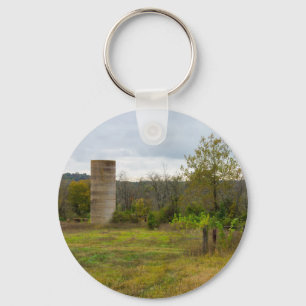 Silo Still Stands Key Ring