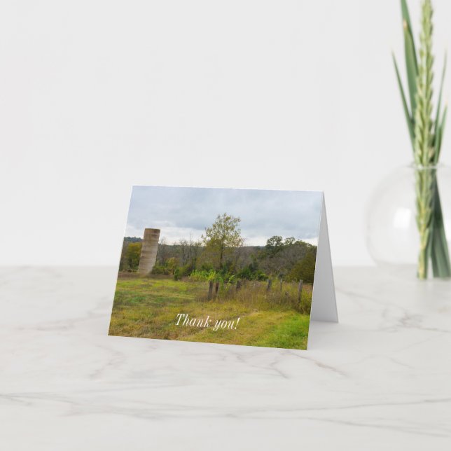 Silo Still Stands Thank You Card (Front)