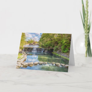 Siloam Springs Sager Creek Waterfall Card