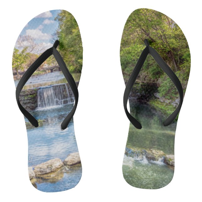 Siloam Springs Sager Creek Waterfall Flip Flops (Footbed)