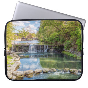 Siloam Springs Sager Creek Waterfall Laptop Sleeve