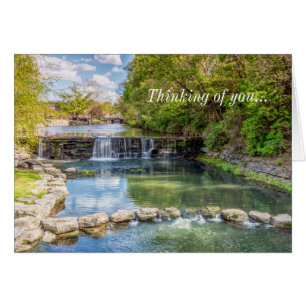 Siloam Springs Sager Waterfall Thinking Of U Card
