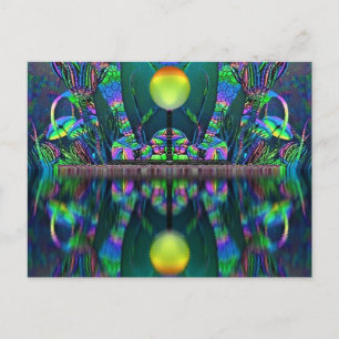 Silurian Globe Fantasy Art Post Card