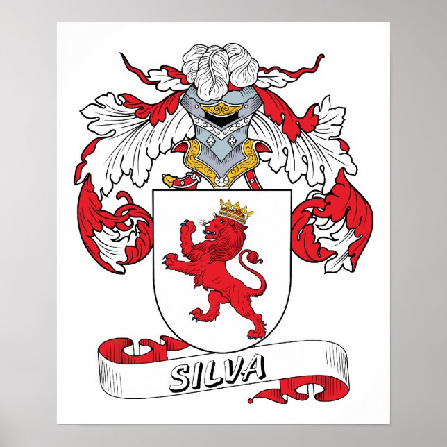 Silva Family Crest Poster (Front)