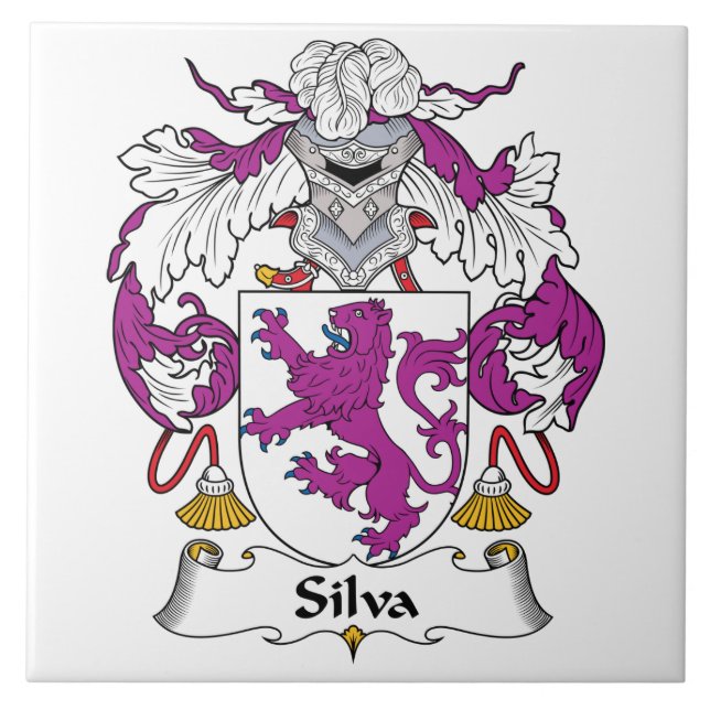 Silva Family Crest Tile (Front)