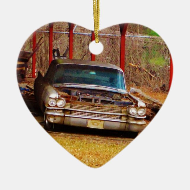 Silver 1963 Sadan Deville Ceramic Tree Decoration (Front)