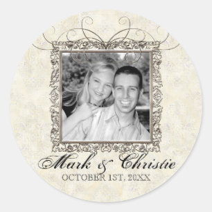 Silver Age of Elegance, Wedding Stickers or Seals