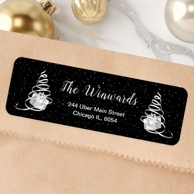 Silver and Black Christmas Gift (Creator Uploaded)
