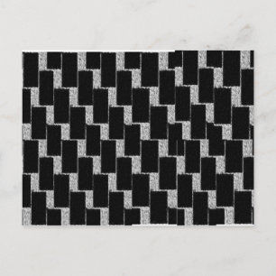 Silver and Black Illusion Postcard