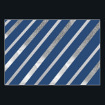Silver and Blue Diagonal Stripes Pattern  Wrapping Paper Sheet<br><div class="desc">Enhance your presents with our Silver And Blue Diagonal Stripes Pattern Wrapping Paper Sheet Set Of 3! A perfect accompaniment to any gift giving event,  whether it be birthdays,  weddings,  anniversaries,  and/or engagement parties. Order Now!</div>