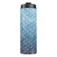 Silver and Blue Mermaid Scales
