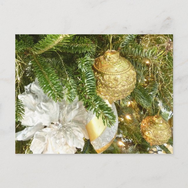 Silver and Gold Christmas Tree I Holiday (Front)