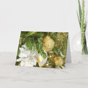 Silver and Gold Christmas Tree I Holiday