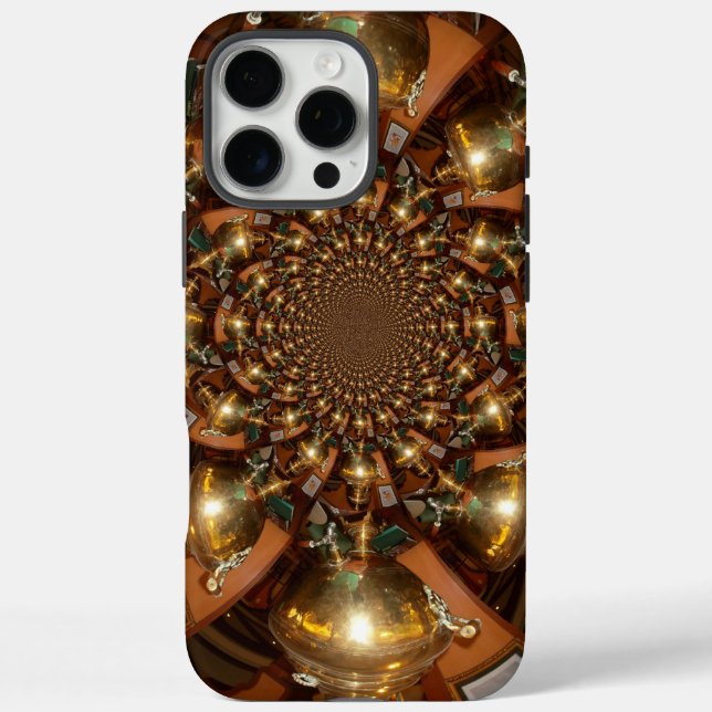 Silver and Gold design patterm Case-Mate iPhone Case (Back)