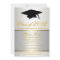 Silver and Gold Graduation Invitation