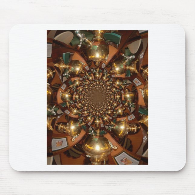 Silver and Gold Mouse Mat (Front)