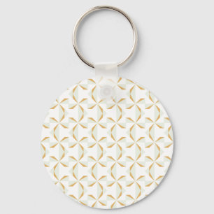 Silver and Gold Pinwheels Key Ring