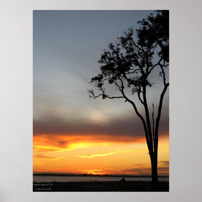 silver and gold poster (Front)