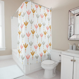 Silver and Gold Shower Curtain