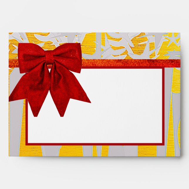 SILVER AND GOLD~ THE HOLIDAYS IN CENTRAL PARK! :) ENVELOPE (Front)