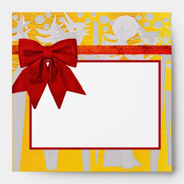 SILVER AND GOLD~ THE HOLIDAYS IN CENTRAL PARK! :) ENVELOPE (Front)
