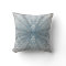 Silver and grey/blue damask