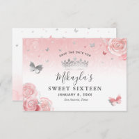 Silver and Light Blush Pink Roses Elegant