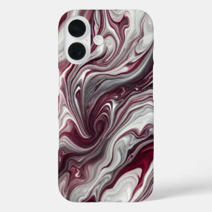 Silver and Purple Swirl iPhone / iPad case