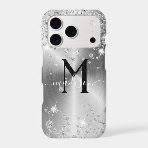 Silver and White Diamonds - Personalised