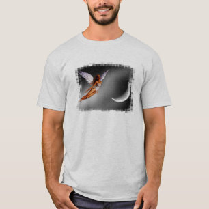 Silver Angel Designed Fantasy T-Shirt