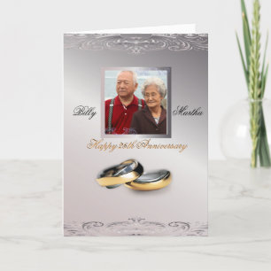 Silver Anniversary Card