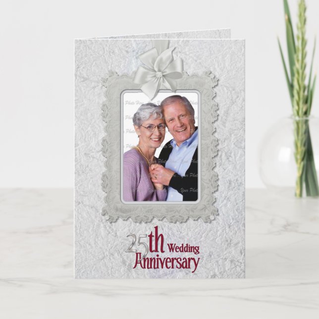 Silver Anniversary Card (Front)