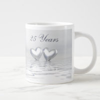 Silver Anniversary Hearts