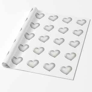 Silver Anniversary wrapping paper
