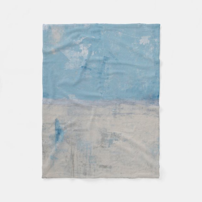 Silver Aura Fleece Blanket (Front)