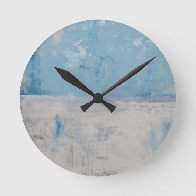 Silver Aura Round Clock (Front)