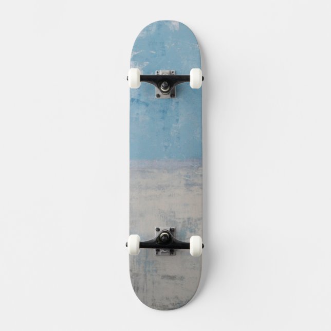 Silver Aura Skateboard (Front)