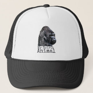 Silver Back Gorilla Spirit Animal Trucker Hat