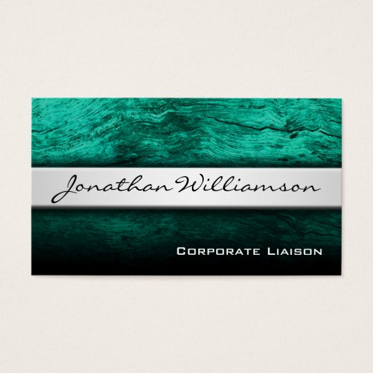 Silver Band Modern Professional Business Card