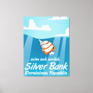 Silver Bank Dominican Republic Snorkel travel Canvas Print