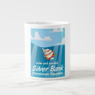 Silver Bank Dominican Republic Snorkel travel Large Coffee Mug