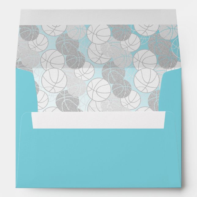 Silver Basketballs Envelope (Back (Bottom))