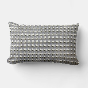 Silver Beads Pattern Lumbar Cushion