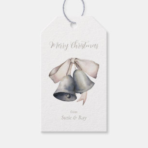 Silver Bells Christmas Gift Tags